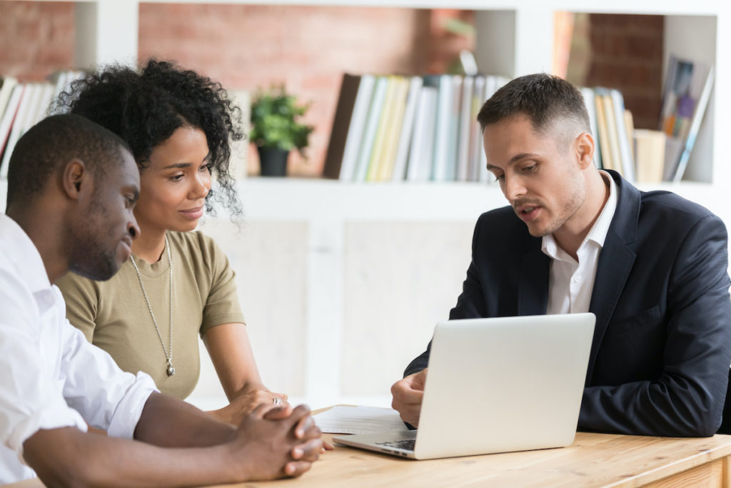 Clients talking to an agent