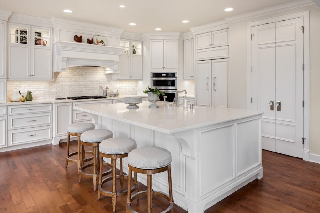 Modern white kitchen